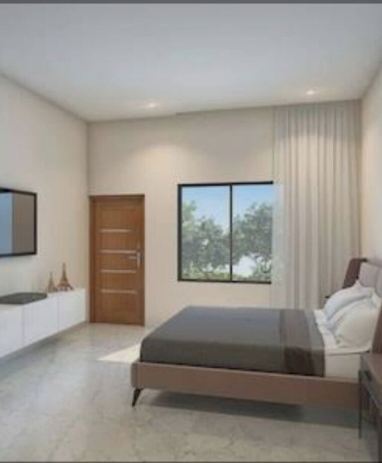 Bedroom, damji-shamji-mahavir-spring-tulip-phase-1 2 Bedroom 767 Sq.Ft. Apartment In Pokhran Road No Two Thane 10363180