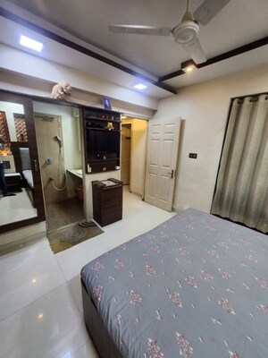 Living Room in 2 BHK Apartment at Bhakti Park Anand Nagar, Anand Nagar – for Rent