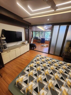 Bedroom in 2 BHK Apartment at Balaji Trinity Heights, Haware City – for Rent
