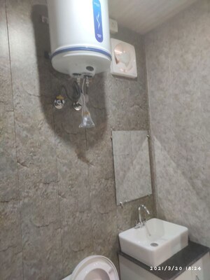 Bathroom in 1 RK Independent House at East Of Kailash – for Rent
