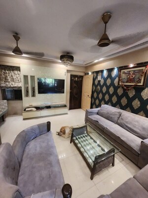 Living Room in 2 BHK Apartment at Puranik City, Kasarvadavali – for Rent