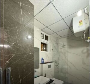 Bathroom in 3 BHK Apartment at Maya Green Lotus Utsav, International Airport Road – for Rent