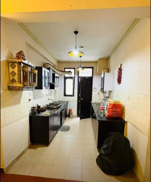 Living Room in 3 BHK Apartment at Jaipurias Sunrise Greens Zirakpur, Vip Road – for Rent