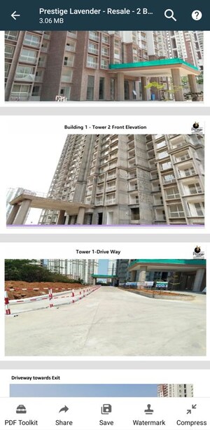 2 BHK Apartment – Exterior View View at Varthur - for Sale