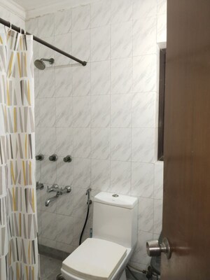 Bathroom in 3 BHK Apartment at Sarita Vihar – for Sale