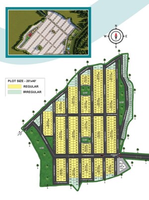  Plot – Map Location View at Katara Hills - for Sale