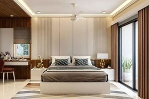 Bedroom in 4 BHK Apartment at Embassy Citadel, Worli – for Sale