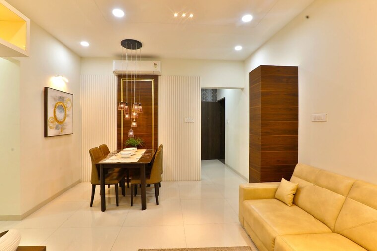 Living Room, kumar-palmspring-towers 2 Bedroom 834 Sq.Ft. Apartment In Undri Pune 10363418