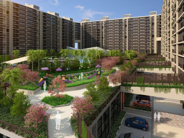 Exterior View, kumar-palmspring-towers 2 Bedroom 834 Sq.Ft. Apartment In Undri Pune 10363418