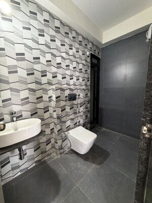 Bathroom in 2 BHK Apartment at Damji Shamji Mahavir Spring Tulip Phase 1, Pokhran Road No Two – for Rent