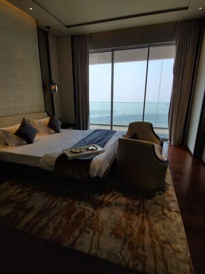 Living Room in 4 BHK Apartment at Godrej Trilogy, Worli – for Sale
