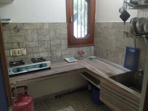 Kitchen in 1 RK Apartment at Sector 4 – for Rent