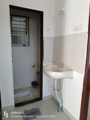 Bathroom in 1 BHK Apartment at Nagpal Sudarshan Paradise, Pimple Nilakh – for Rent