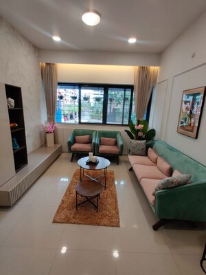 Living Room in 2 BHK Apartment at Kumar Pebble Park, Hadapsar – for Sale