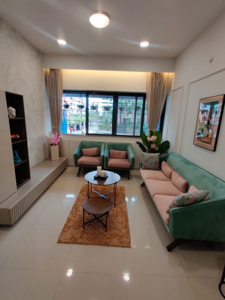 Living Room, kumar-pebble-park 2 Bedroom 749 Sq.Ft. Apartment In Hadapsar Pune 10363530