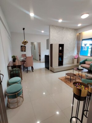 Living Room in 2 BHK Apartment at Kumar Pebble Park, Hadapsar – for Sale