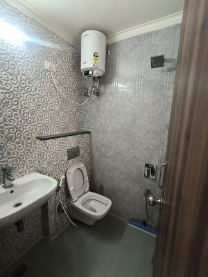 Bathroom in 4 BHK Apartment at Millenium Bajrang Society, Sector 43 – for Rent