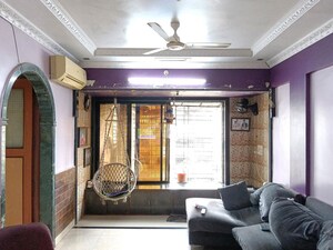 Living Room in 2 BHK Apartment at Highland Park, Mulund West – for Rent