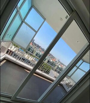 Balcony in 3 BHK Apartment at Mona Greens, Ghazipur – for Rent