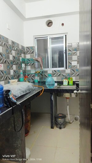 Kitchen in 2 BHK Apartment at Realtech Rajotto, Rajarhat – for Rent