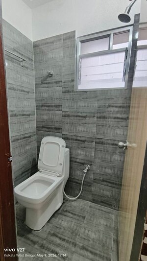 Bathroom in 2 BHK Apartment at Realtech Rajotto, Rajarhat – for Rent