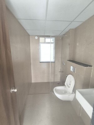 Bathroom in 3 BHK Apartment at Runwal The Central Park, Chinchwad – for Rent