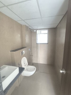 Bathroom in 3 BHK Apartment at Runwal The Central Park, Chinchwad – for Rent