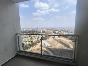 Balcony in 3 BHK Apartment at Runwal The Central Park, Chinchwad – for Rent