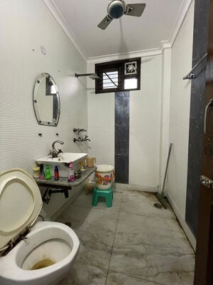 Bathroom in 3 BHK Builder Floor at Shakti Nagar – for Sale