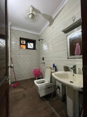 Bathroom in 3 BHK Builder Floor at Shakti Nagar – for Sale