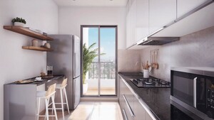 Kitchen in 4 BHK Apartment at Embassy Citadel, Worli – for Sale