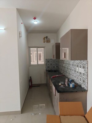 Building Lobby in 1.5 BHK Apartment at Brigade El Dorado, Bagaluru – for Rent