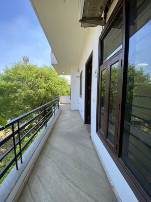 Balcony in 3 BHK Builder Floor at Palam Vihar Residents Association, Palam Vihar – for Rent