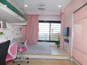 Living Room in 2 BHK Apartment at Godrej Platinum Mumbai, Vikhroli East – for Rent