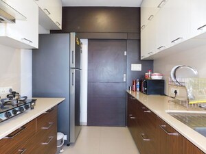 Kitchen in 3 BHK Apartment at Godrej Platinum Mumbai, Vikhroli East – for Rent