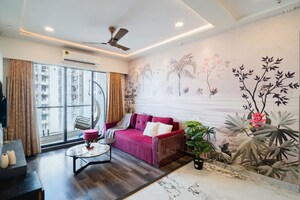 Living Room in 2 BHK Apartment at Sunteck Avenue 2, Goregaon West – for Sale