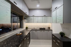 Kitchen in 3 BHK Apartment at Oberoi Realty Esquire, Goregaon East – for Sale