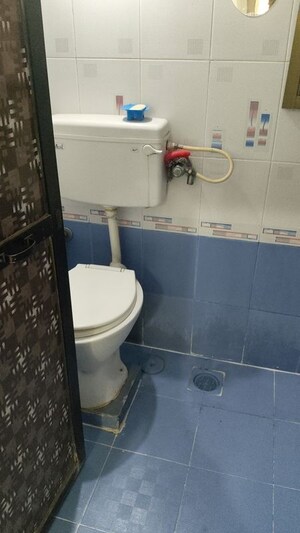 Bathroom in 1 BHK Apartment at Gautam Darshan CHS, Charai – for Rent