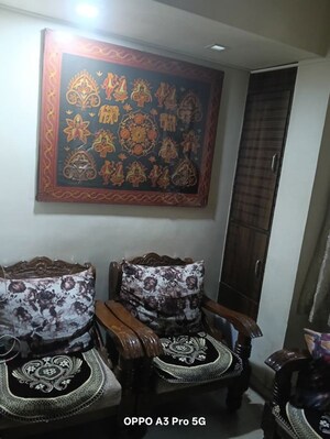 Living Room in 2 BHK Apartment at Raunak Unnathi Woods Phase 4 And 5, Ghodbunder Road – for Rent