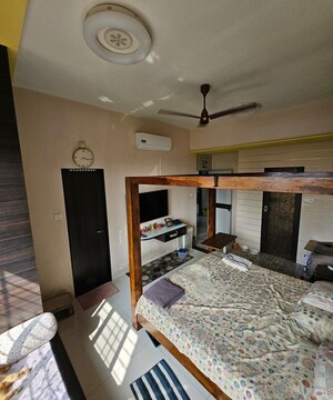 Bedroom in 3 BHK Apartment at Sanghvi Aaditya Elegance, Matunga West – for Rent