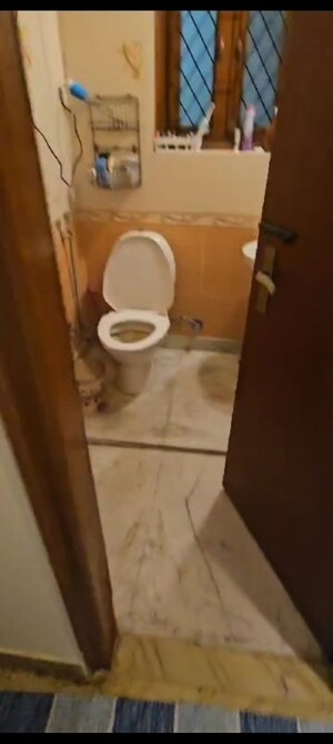 Bathroom in 2 BHK Builder Floor at Kalkaji – for Rent