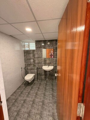 Bathroom in 3 BHK Apartment at Habitat Aura, Bannerghatta Road – for Rent