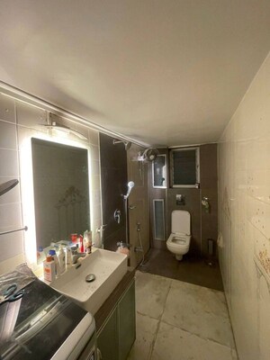 Bathroom in 3 BHK Apartment at Ikebana, Matunga East – for Rent