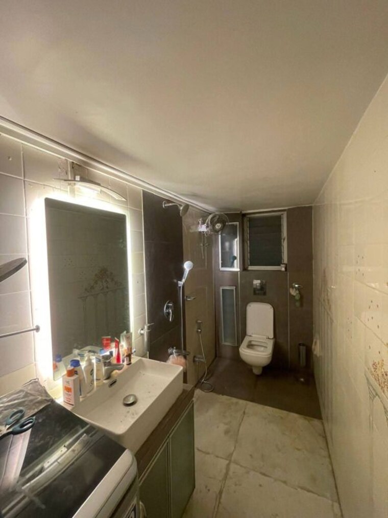 Bathroom, ikebana 3 Bedroom 1400 Sq.Ft. Apartment In Matunga East Mumbai 10363841