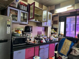 Kitchen in 1 BHK Apartment at Shiv Mandiri Chs, Sanpada – for Rent