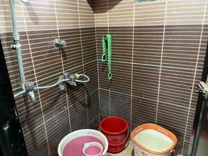 Bathroom in 1 BHK Apartment at Shiv Mandiri Chs, Sanpada – for Rent