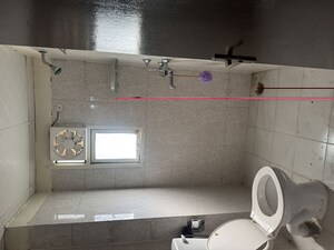 Bathroom in 2.5 BHK Apartment at Panchsheel Greens II, Sector 16 Greater Noida – for Rent