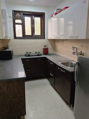 Kitchen in 2 BHK Builder Floor at Lajpat Nagar 4 – for Rent