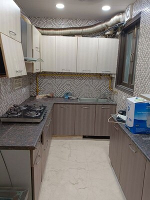 Kitchen in 2 BHK Builder Floor at Amar Colony – for Rent
