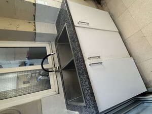 Kitchen in 3 BHK Apartment at Purvanchal Royal City, Chi V Greater Noida – for Rent